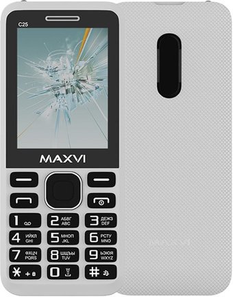 Телефон Maxvi C25 (белый)