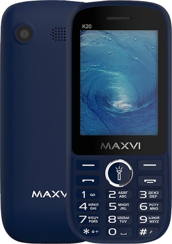 Телефон Maxvi K20 (синий)