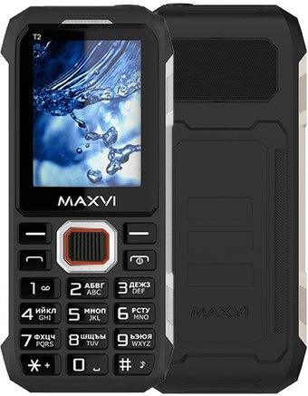 Телефон Maxvi T2 (черный)