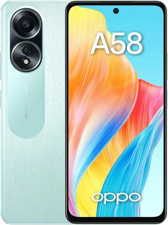 Телефон Oppo A58 CPH2577 6GB/128GB международная версия (светло-зеленый)