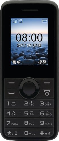 Телефон Philips E106 (черный)