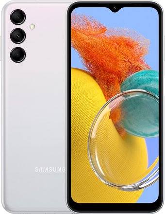Телефон Samsung Galaxy M14 SM-M146B/DSN 6GB/128GB (серебристый)