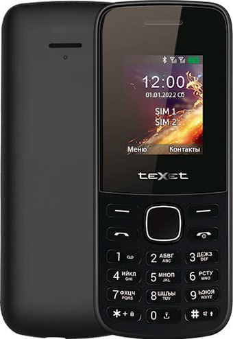 Телефон TeXet TM-117 (черный)
