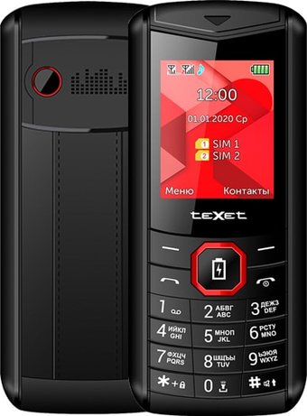 Телефон TeXet TM-D206 (черный)