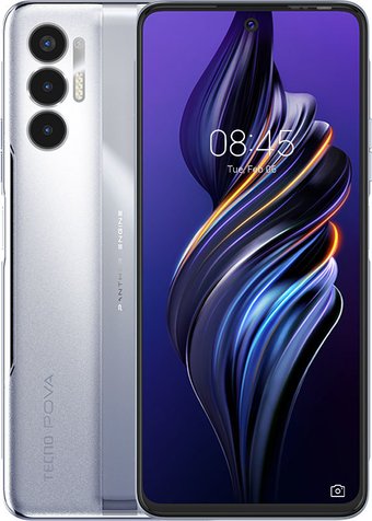 Телефон Tecno Pova 3 6GB/128GB (серебристый)