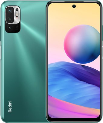 Телефон Xiaomi Redmi Note 10T 4GB/128GB с NFC (зеленое сияние)