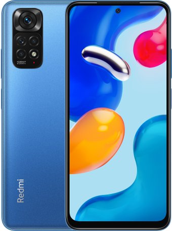 Телефон Xiaomi Redmi Note 11S 6GB/64GB международная с NFC (сумеречный синий)
