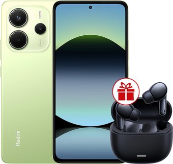 Телефон Xiaomi Redmi Note 14 8GB/256GB международная версия (зеленый) + наушники Xiaomi Redmi Buds 6 Lite (черный) по акции