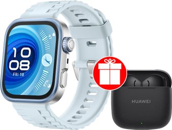 Умные часы Huawei Watch FIT 4 Pro (серебристый, международная версия) + наушники Huawei FreeBuds SE 2 по акции