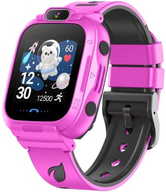 Детские умные часы Leef Astron (розовый/черный)