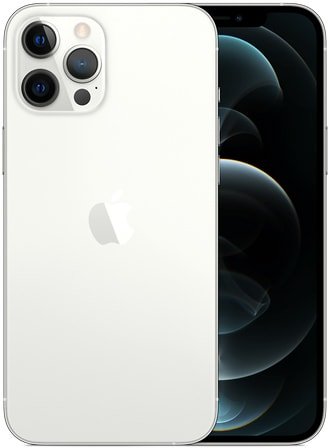 Телефон Apple iPhone 12 Pro Max Dual SIM 128GB (серебристый)