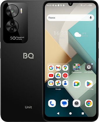 Телефон BQ BQ-6761L Unit 6GB/128GB (черный)