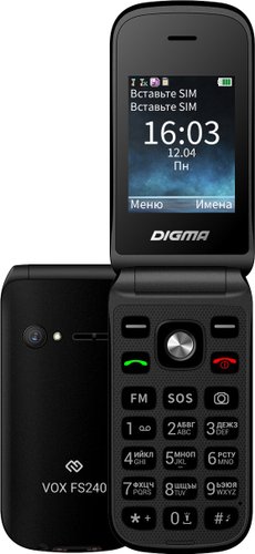 Телефон Digma Vox FS240 (черный)