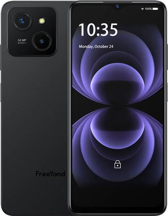 Телефон FreeYond M5A 8GB/256GB (черный)