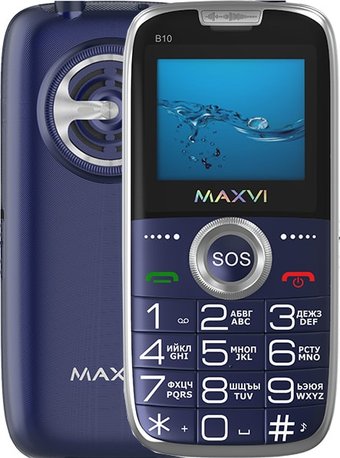 Телефон Maxvi B10 (синий)