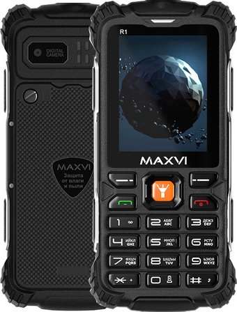 Телефон Maxvi R1 (черный)