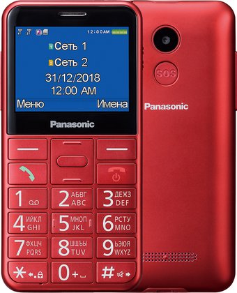 Телефон Panasonic KX-TU150RU (красный)