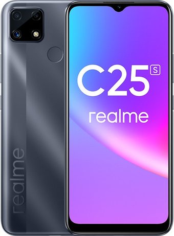 Телефон Realme C25s RMX3195 4GB/128GB международная версия (серый)