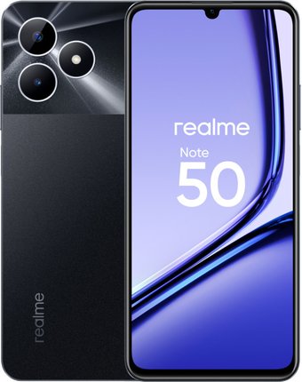 Телефон Realme Note 50 4GB/128GB (полуночный черный)