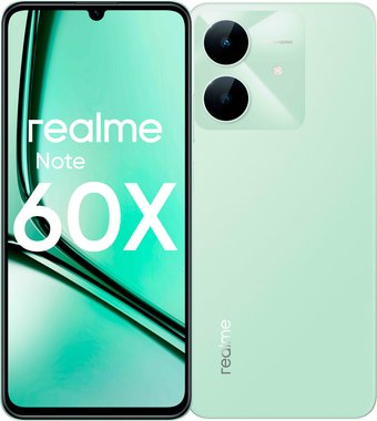 Телефон Realme Note 60x RMX3938 3GB/64GB (зеленый)