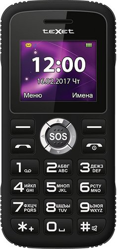 Телефон TeXet TM-B219 Black