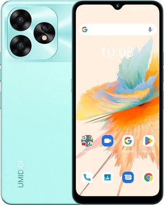 Телефон Umidigi A15 8GB/256GB (нефритово-зеленый)