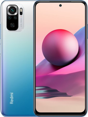 Телефон Xiaomi Redmi Note 10S 8GB/128GB с NFC (синий океан)