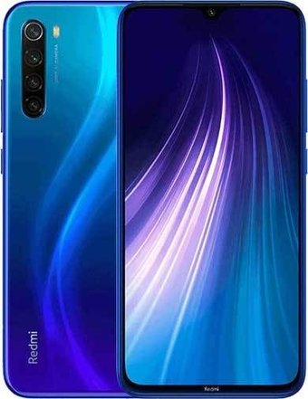 Телефон Xiaomi Redmi Note 8 2021 4GB/64GB (синий нептун)
