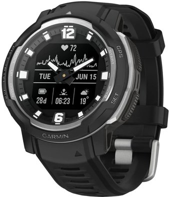 Умные часы Garmin Instinct Crossover (черный)