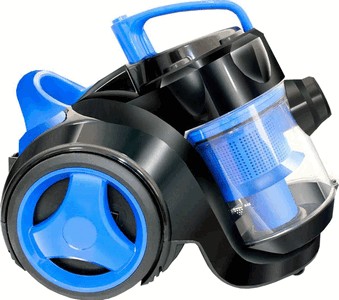 Пылесос Ginzzu VS420 (черный/синий)