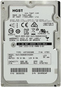 HGST Ultrastar 15K600 (HUC156060CSS204) 600Gb