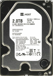 HGST Ultrastar 7K2 (HUS722T2TALA604) 2000Gb