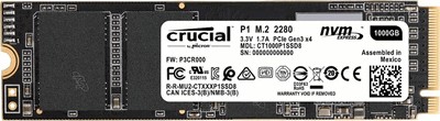SSD Crucial P1 (CT1000P1SSD8) 1000Gb
