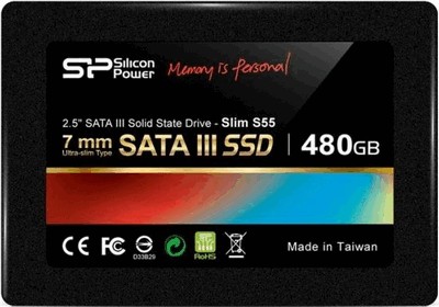 SSD Silicon Power Slim S55 (SP480GBSS3S55S25) 480Gb