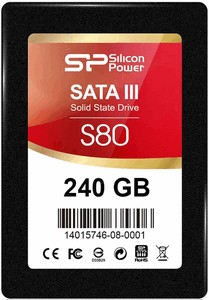 SSD Silicon Power Slim S80 (SP240GBSS3S80S25) 240 Gb