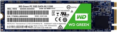 SSD Western Digital Green (WDS480G2G0B) 480Gb