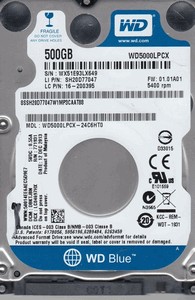 Western Digital Blue (WD5000LPCX) 500 Gb