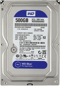 Western Digital Caviar Blue (WD5000AAKX) 500 Gb