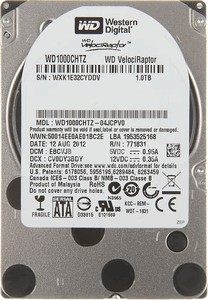 Western Digital VelociRaptor (WD1000CHTZ) 1000 Gb
