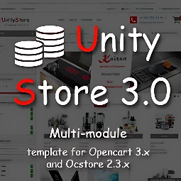 Unity Store 3.0 v2 - многомодульный c Фильтром адаптивный шаблон 3.0 и 2.3