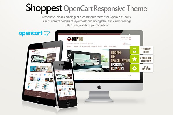 Установка шаблона (темы) для Opencart 2x/3x