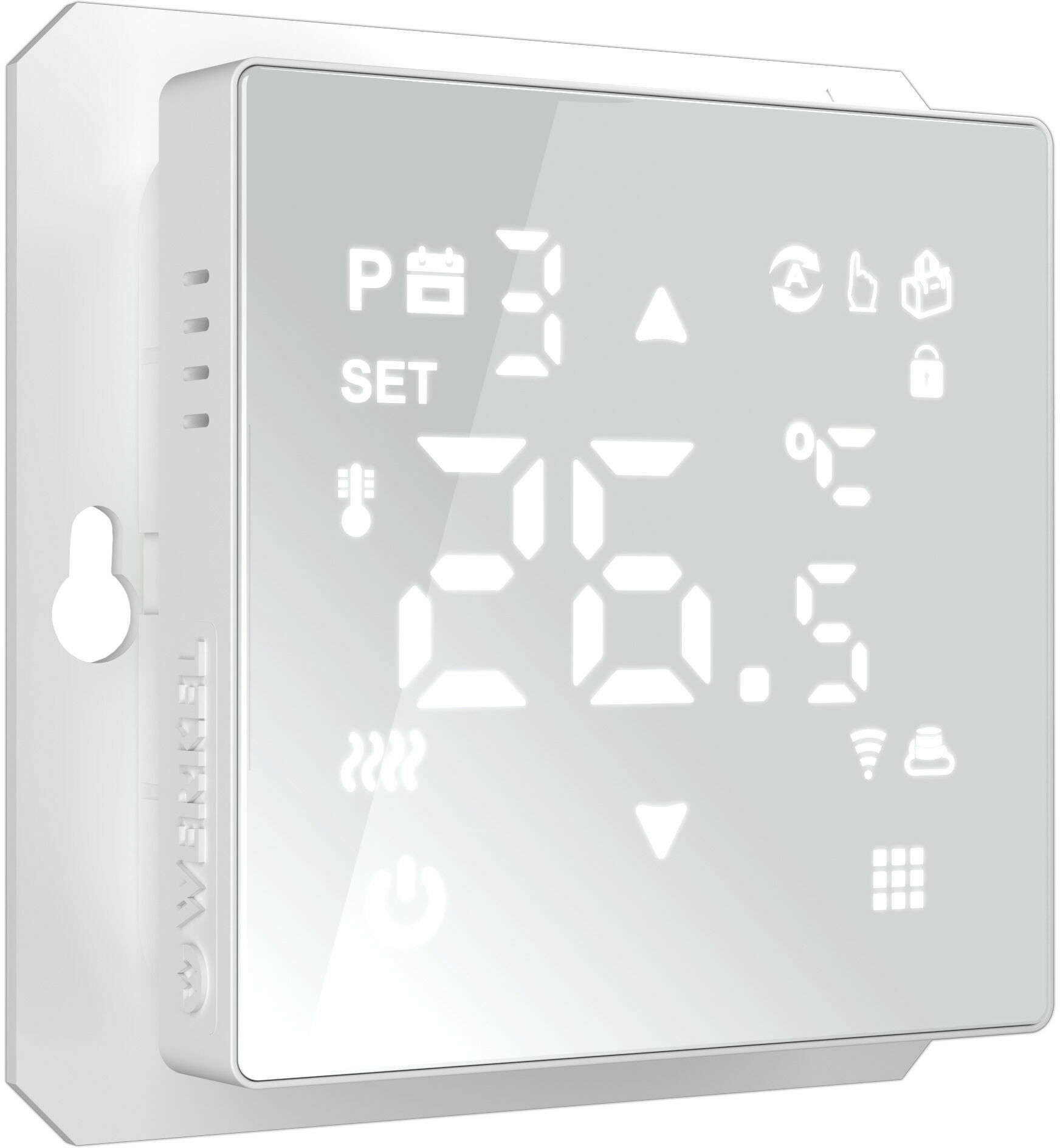 Умный сенсорный терморегулятор  для теплого пола Wi-Fi (белый)