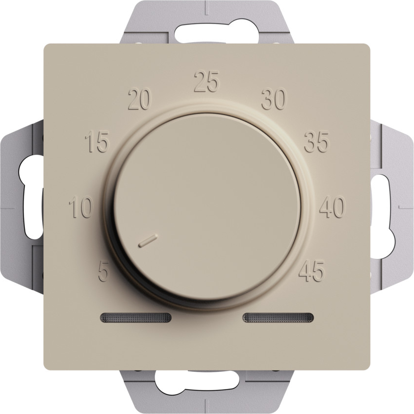 Терморегулятор/термостат Schneider AtlasDesign электронный для теплого пола, с датчиком пола (Песочный) 10 A