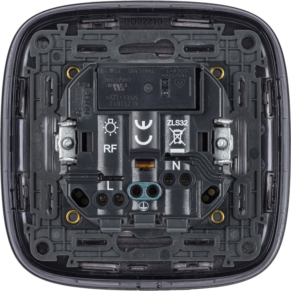 Управляемая электророзетка Legrand Valena Allure (антрацит)