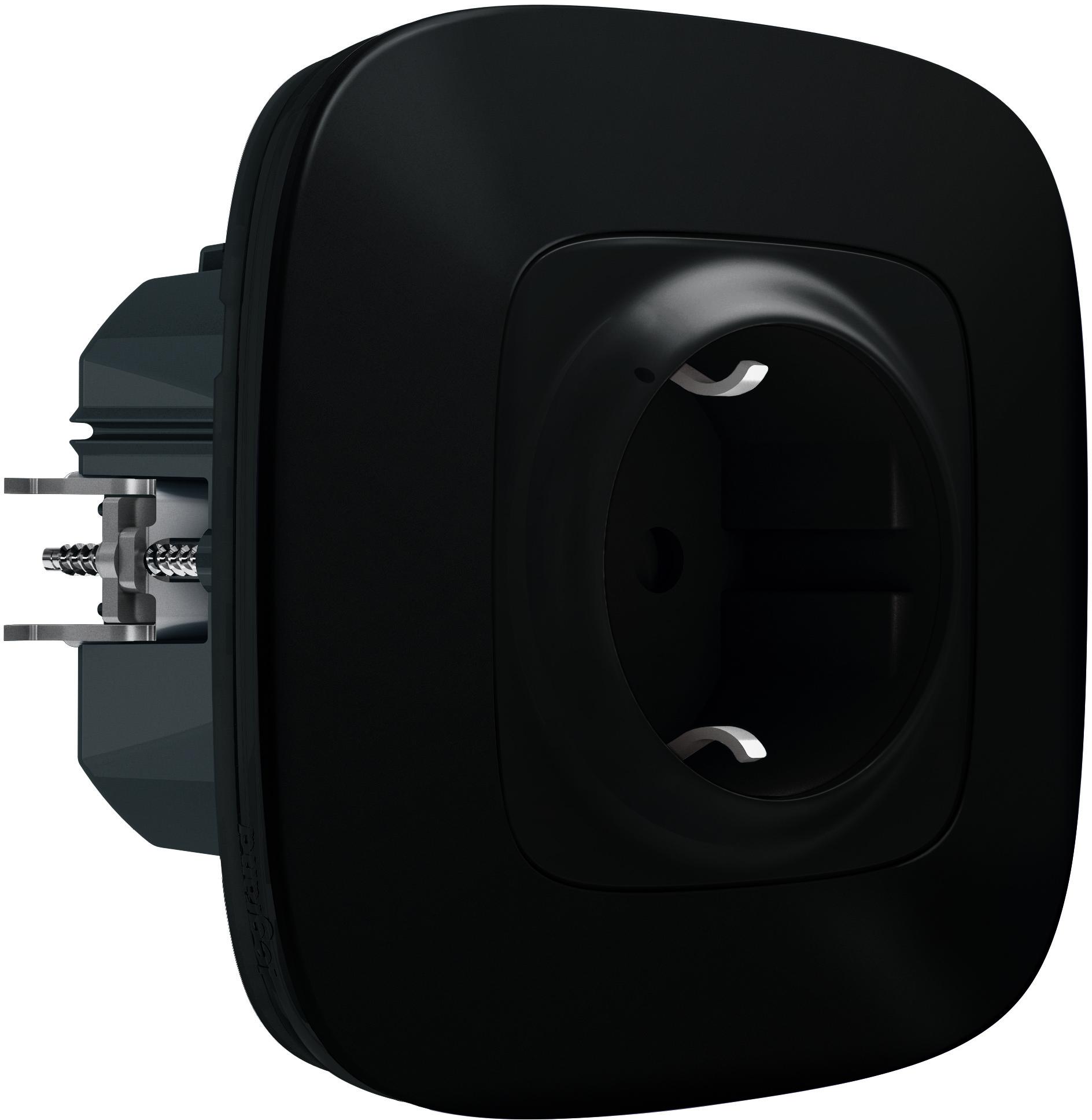 Управляемая электророзетка Legrand Valena Allure (антрацит)