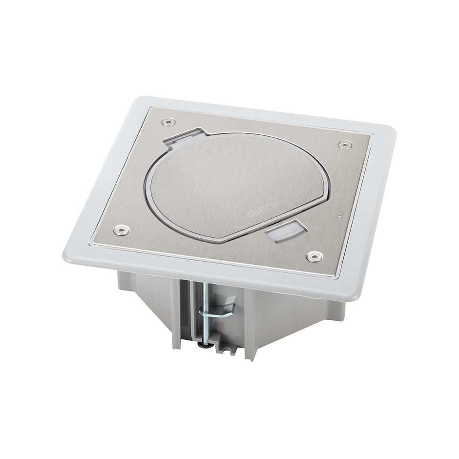 Монтажная коробка для фальшпола для влагозащищенного лючка Simon Connect