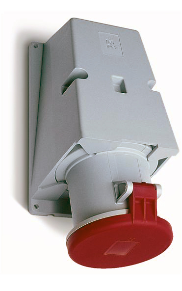 Розетка для монтажа на поверхность 63A, 3P+N+E, IP44