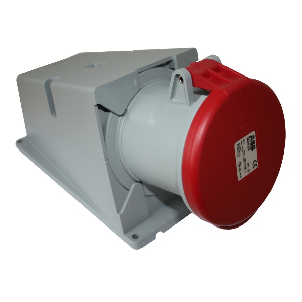 Розетка для монтажа на поверхность 63A, 3P+N+E, IP44