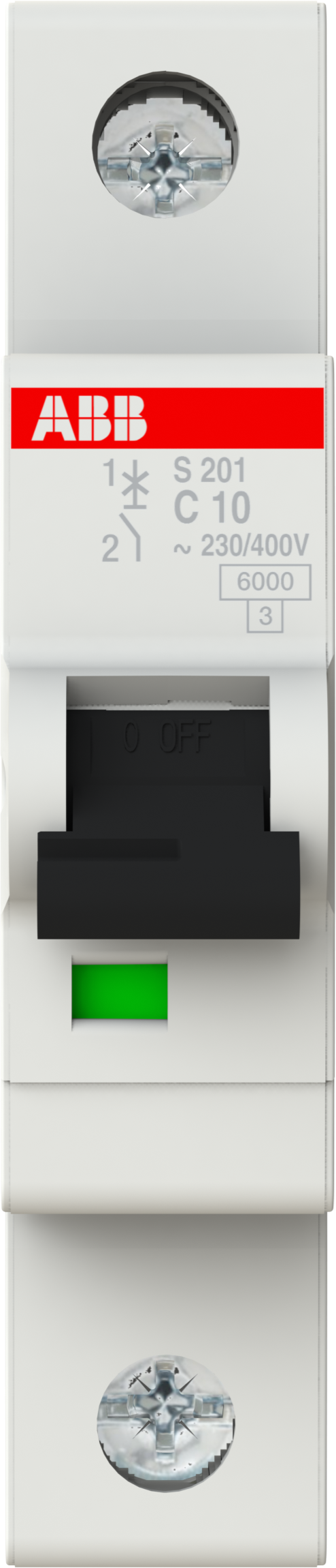 Автоматический выключатель ABB S201 - 1P - 10A - C - 10kA - 1M