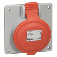 Розетка встр. 16А 3К+Н+З 380В IP44